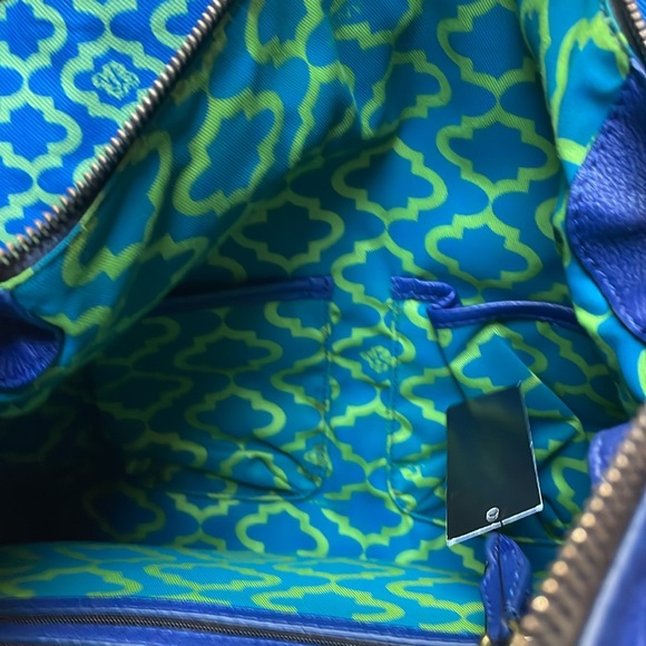 OR Yany New Royal Blue leather shoulder bag - Picture 6 of 11